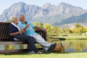 Mature Couple at Park