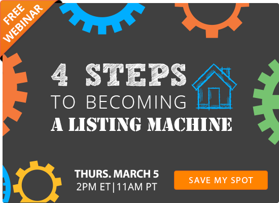 4 Steps to Becoming a Listing Machine [FREE WEBINAR]