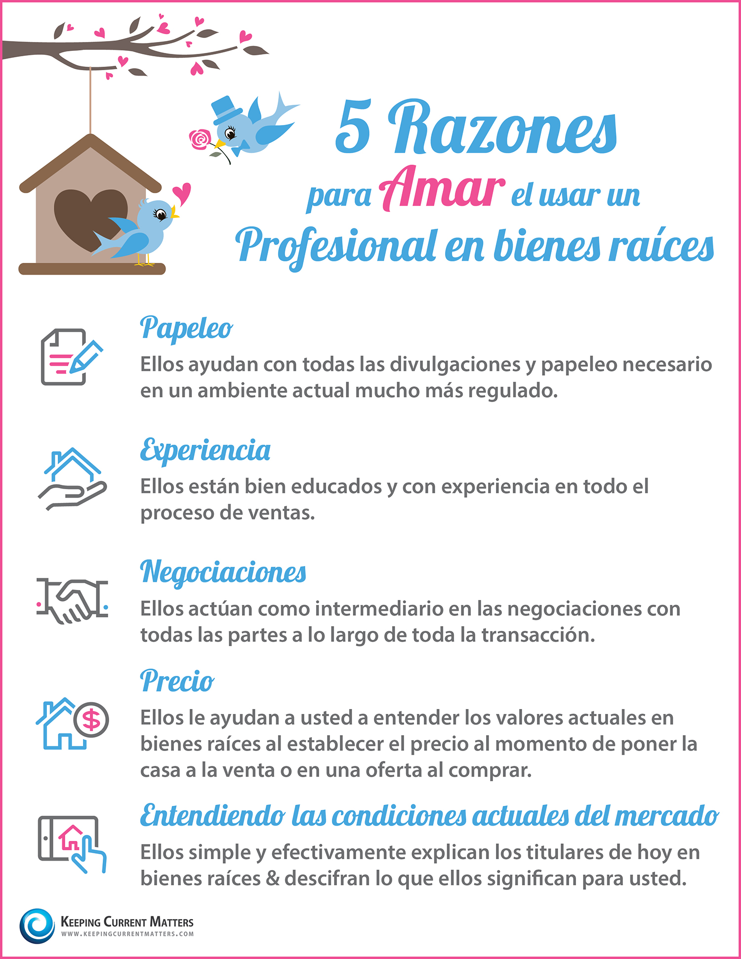 5 Reasons to Love Using a Real Estate Professional [INFOGRAPHIC] | Keeping Current Matters