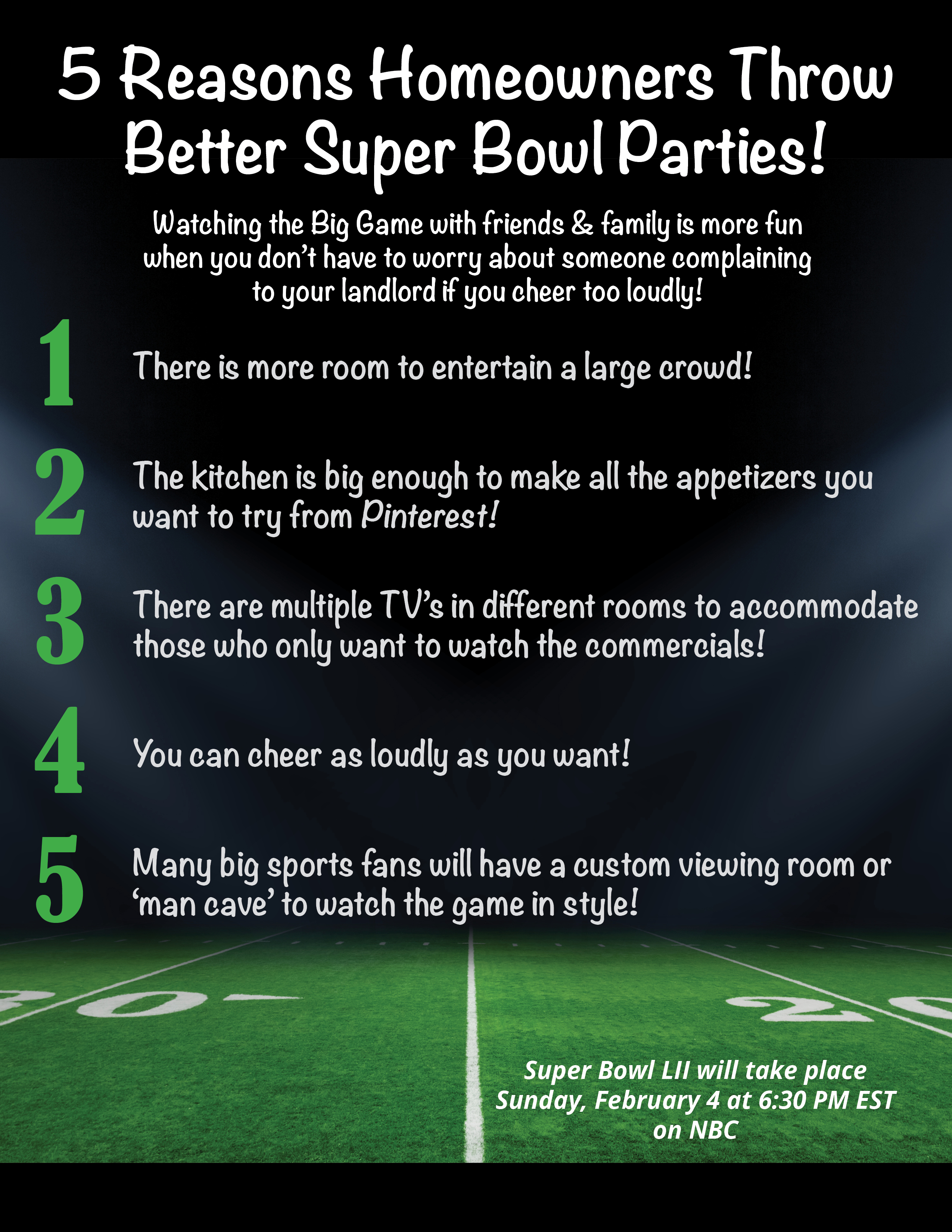 What to watch for when you are watching the Super Bowl: 5