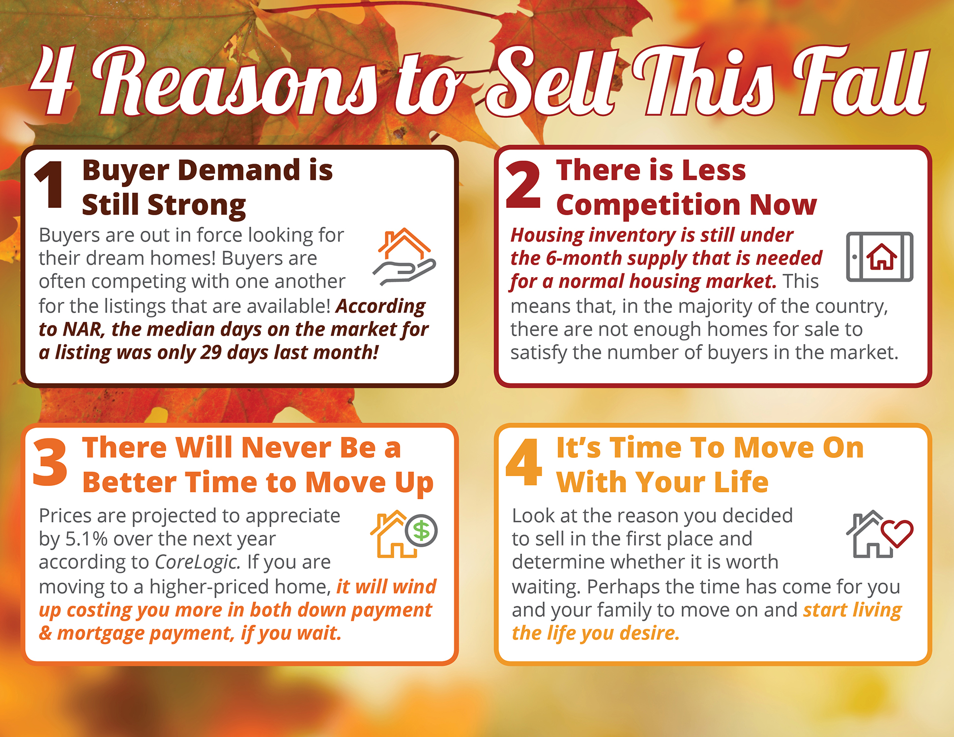 4 Reasons to Sell This Fall [INFOGRAPHIC] | Simplifying The Market