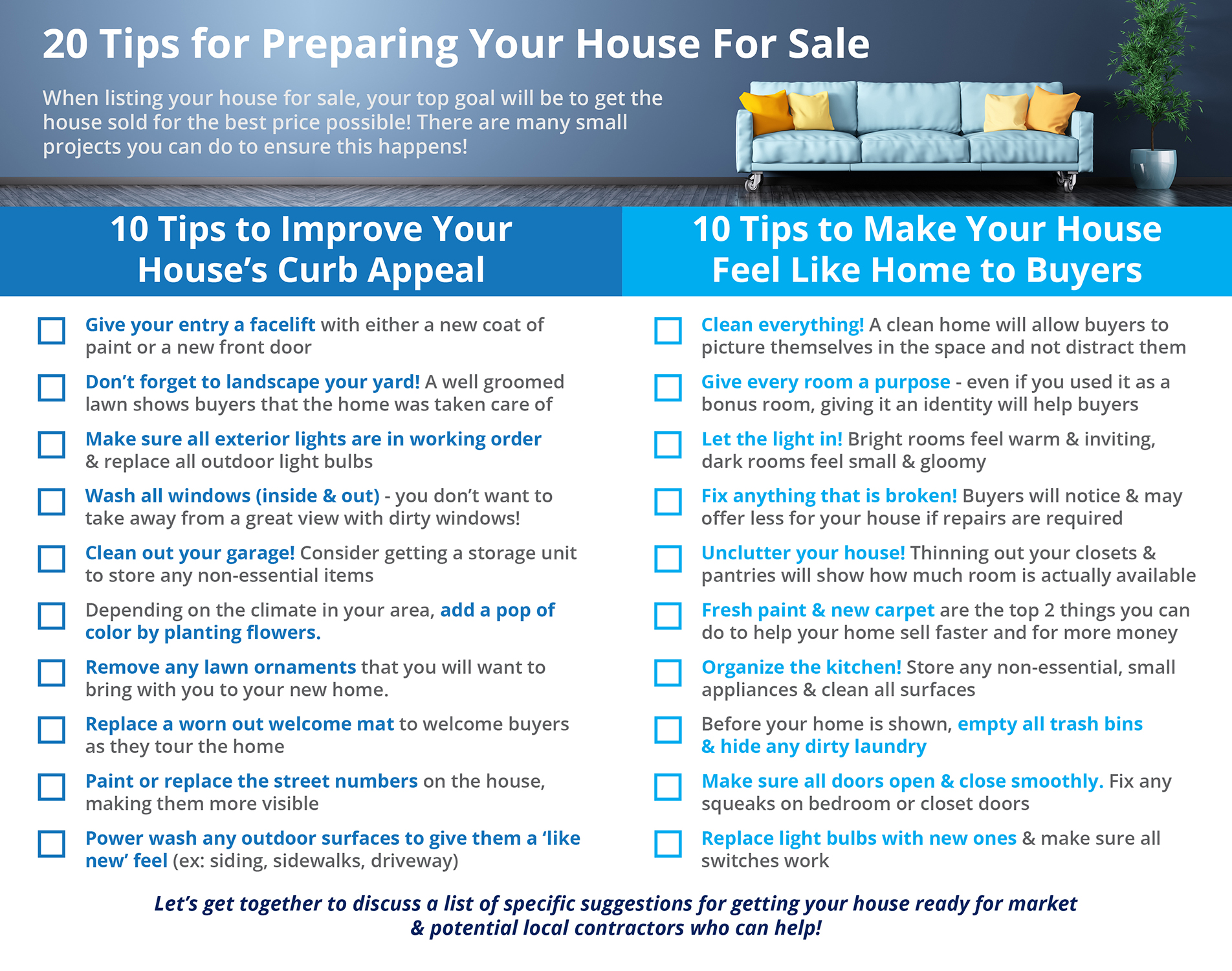 20 Tips For Preparing Your House For Sale | Simplifying The Market