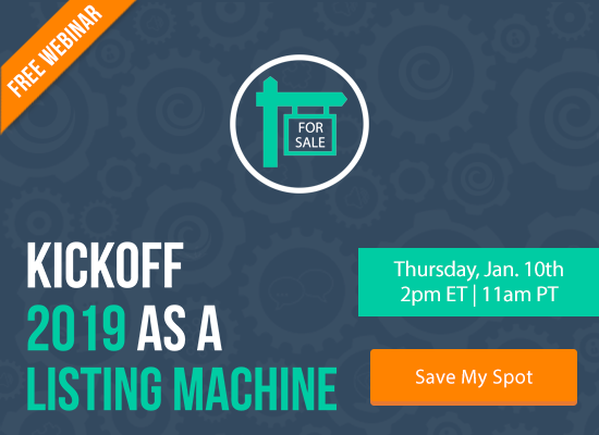 Find Out How to Kick off 2019 as a Listing Machine! [FREE WEBINAR]