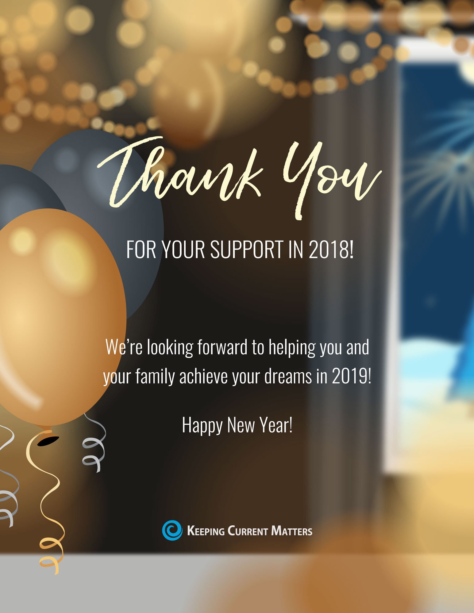 Here’s to a Wonderful 2019! [UNCATEGORIZED] | Keeping Current Matters