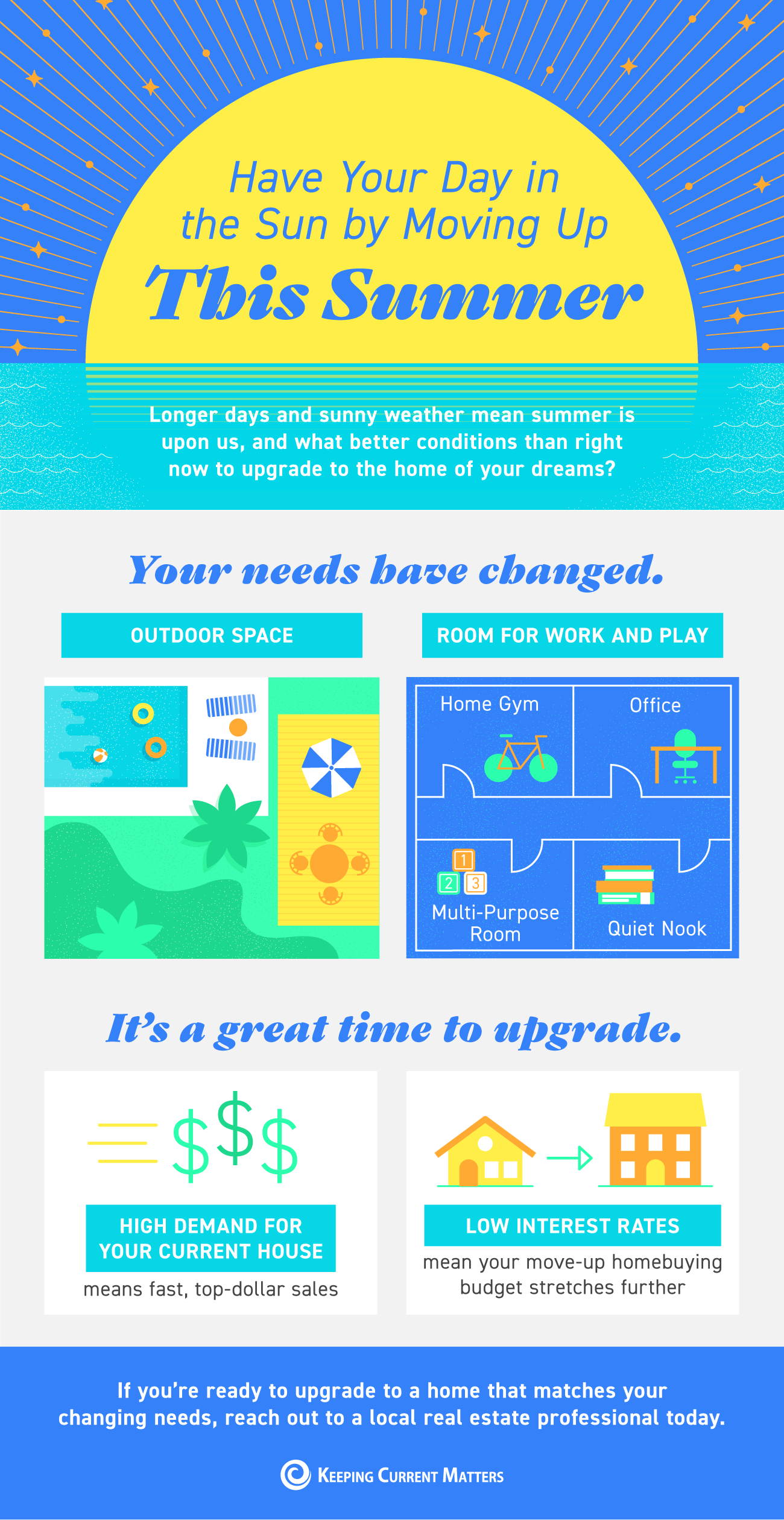 Have Your Day in the Sun by Moving Up This Summer [INFOGRAPHIC] | Keeping Current Matters