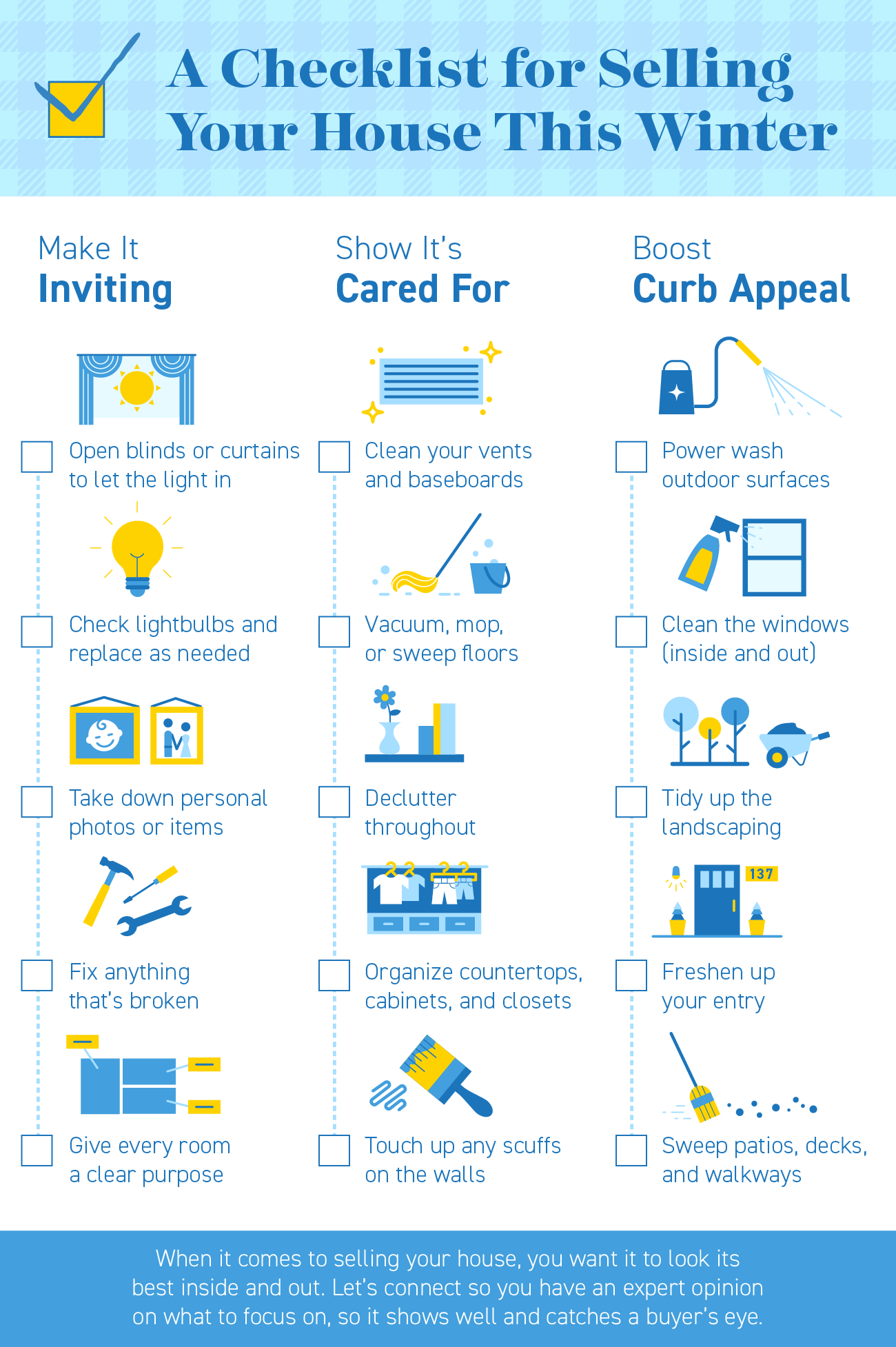 A Checklist for Selling Your House This Winter [INFOGRAPHIC] | Simplifying The Market